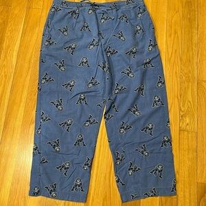 Life is good men’s football sleep bottoms size large.